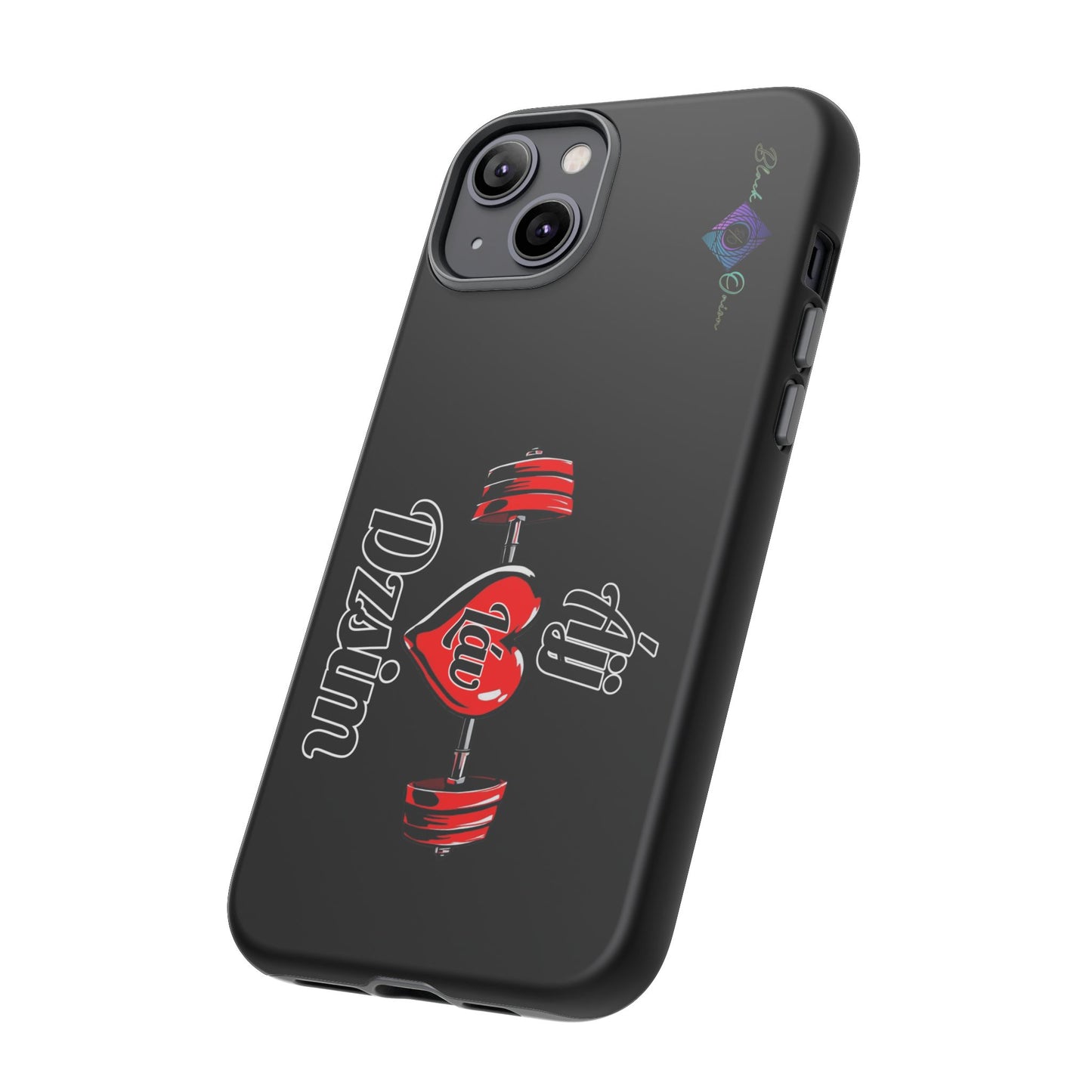 BlackOnion Brand New Phone Case - with Motivational Workout Motif’Ájj Láv Dzsim ‘💪🔥🫵