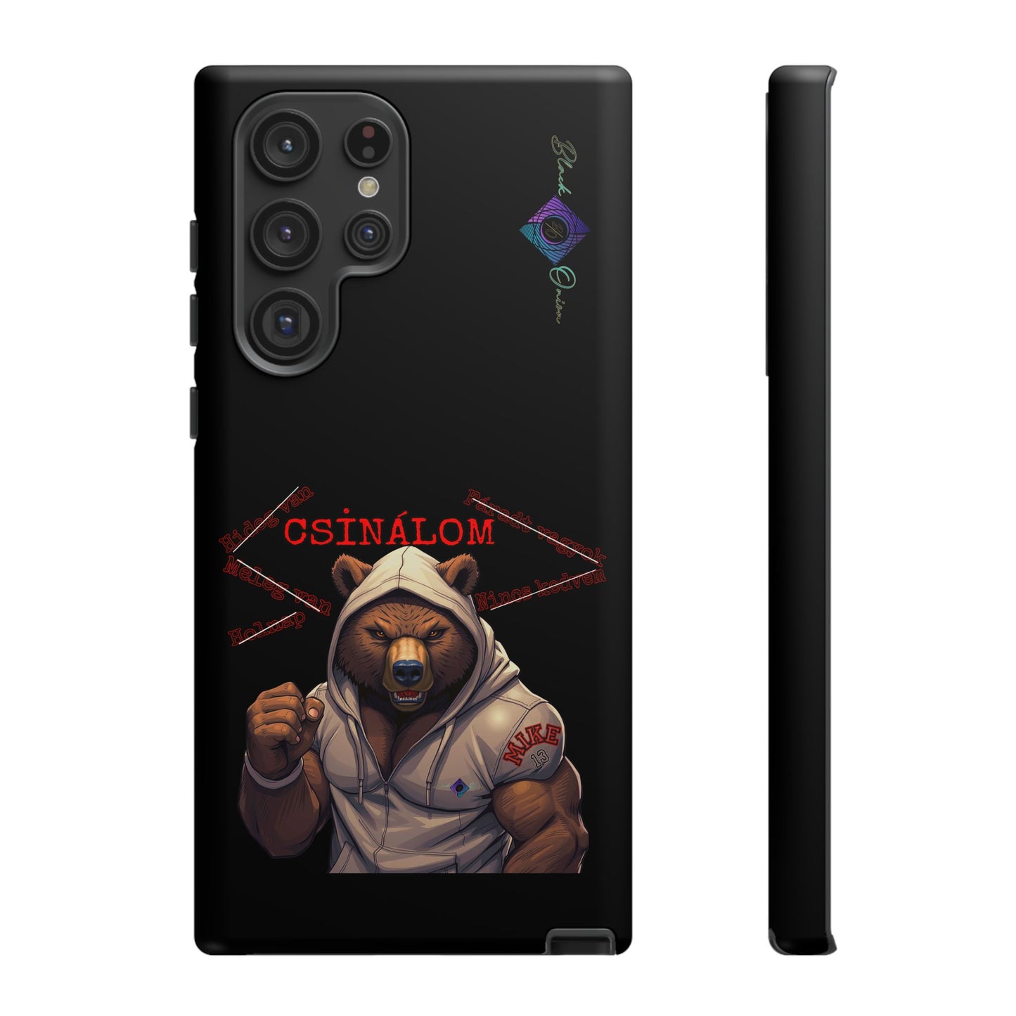 BlackOnion Brand New Phone Case - with Motivational Workout Motif ‘Csinálom ‘💪🔥🫵