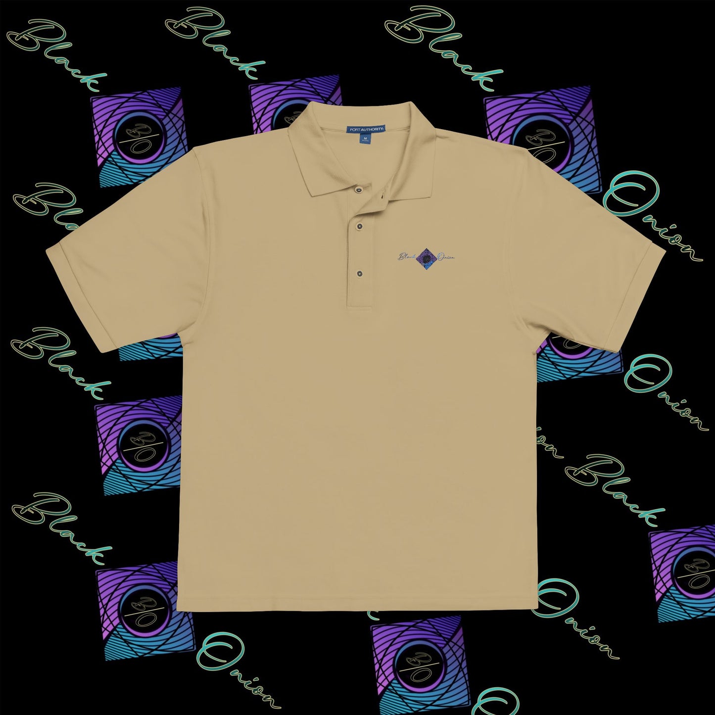 BlackOnion Stylish Unisex Embroidered Polo Shirt