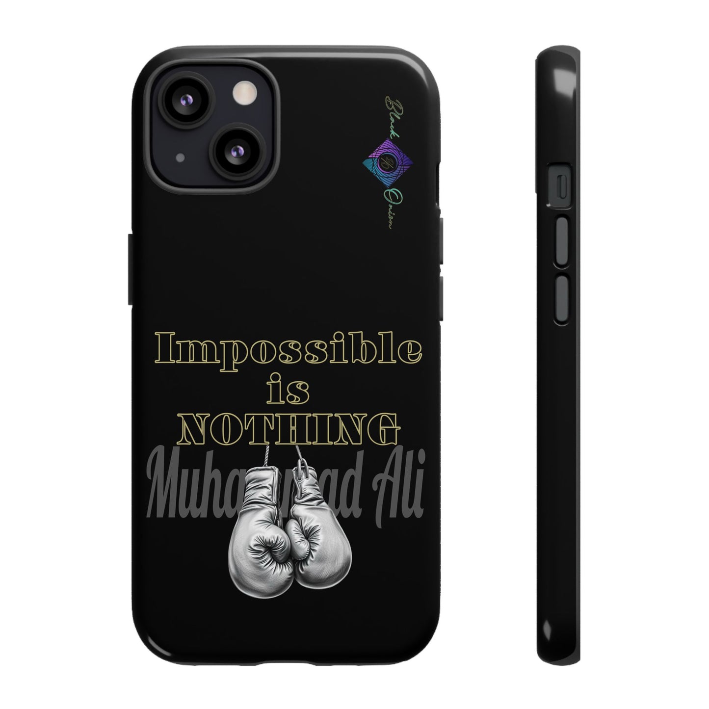 BlackOnion Brand New Phone Case - with Motivational Workout Motif ’Impossible ‘💪🔥🫵