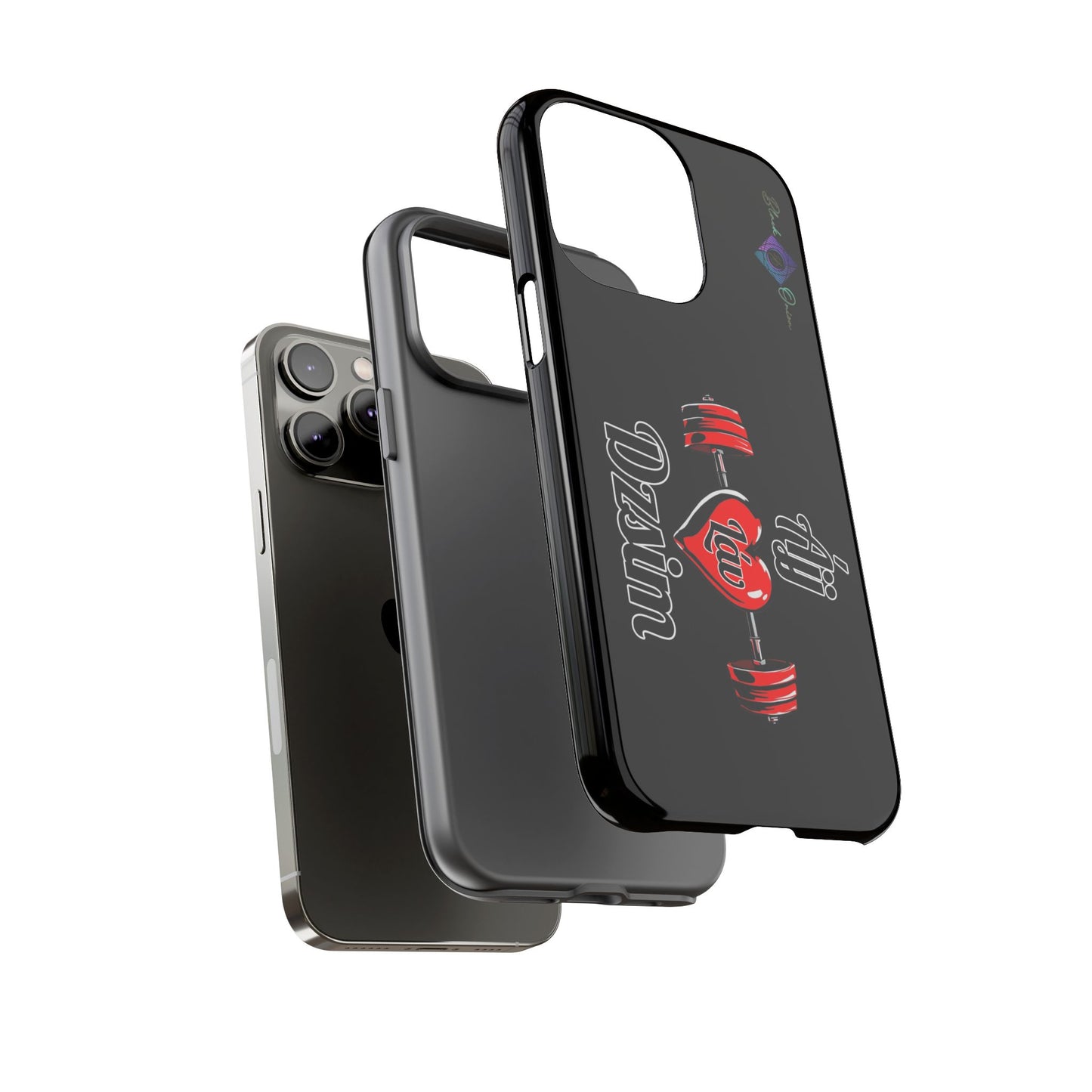 BlackOnion Brand New Phone Case - with Motivational Workout Motif’Ájj Láv Dzsim ‘💪🔥🫵