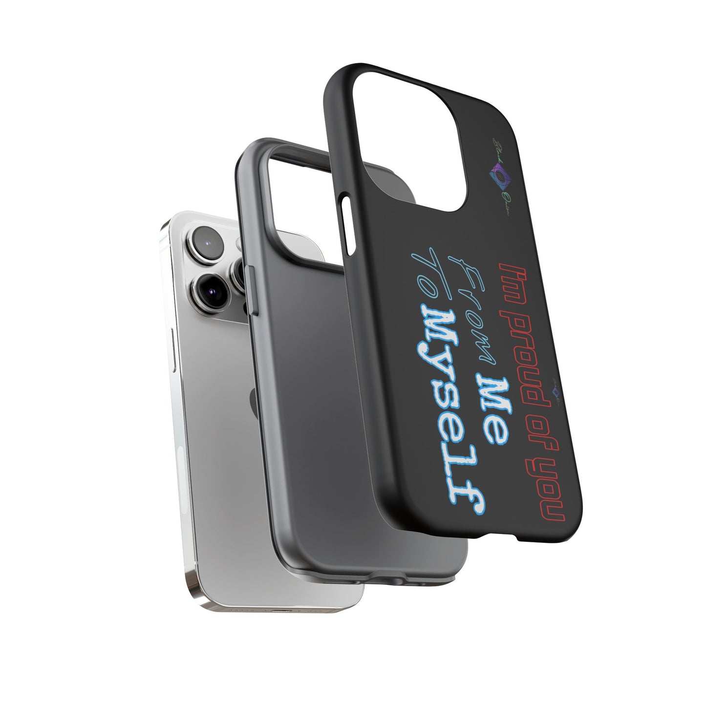 BlackOnion Brand New Phone Case - with Motivational Workout Motif’I’m proud of you ‘💪🔥🫵