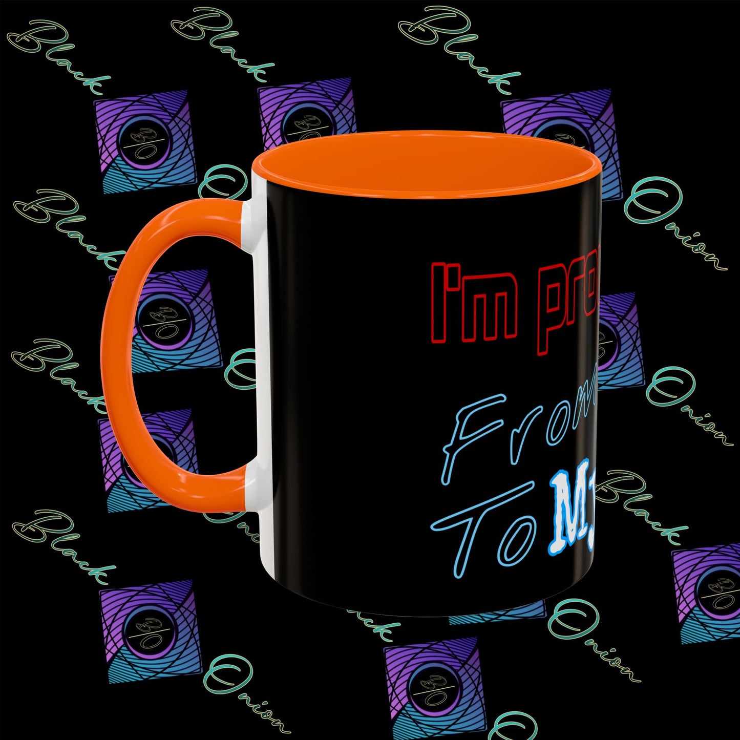 BlackOnion Coffee Mug 2 with Workout Motif ‘ I’m proud of you’🫵🔥💪