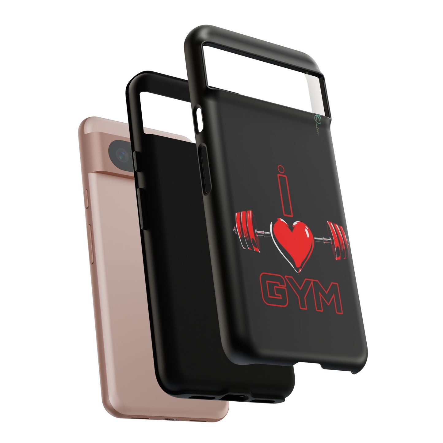 BlackOnion Brand New Phone Case - with Motivational Workout Motif’I Love Gym ‘💪🔥🫵