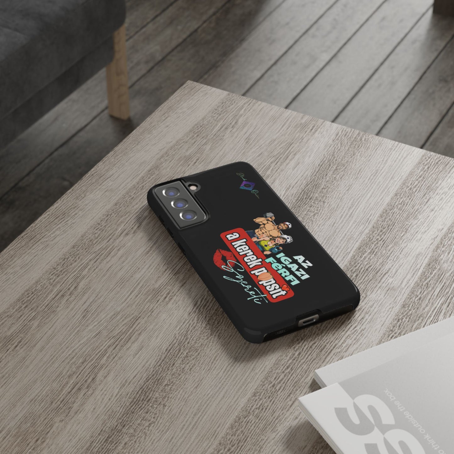 BlackOnion Brand New Phone Case - with Motivational Workout Motif ‘Az igazi férfi ‘💪🔥🫵