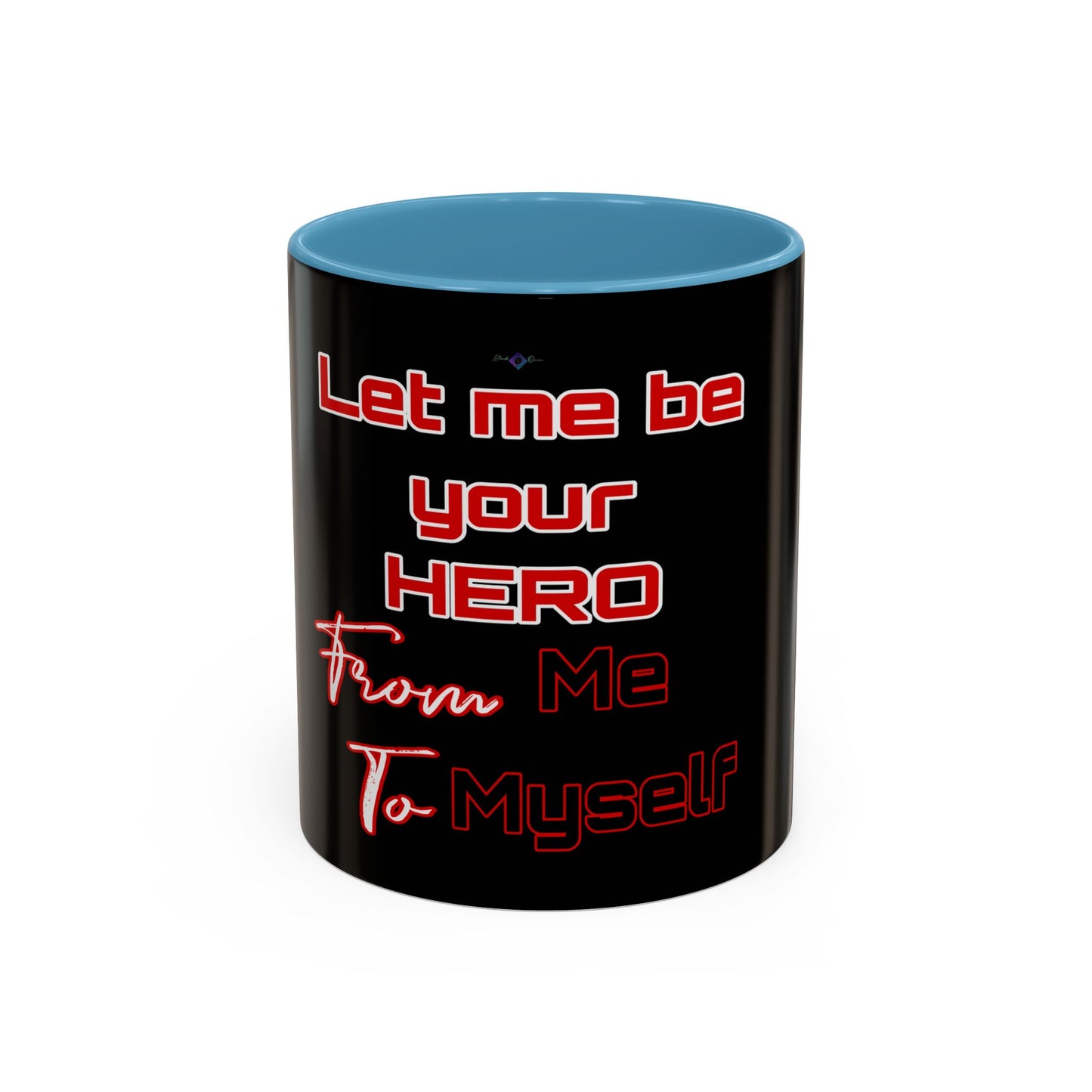 BlackOnion Coffee Mug - 11oz with Workout Motif ‘Let me be your Hero’🔥💪🫵