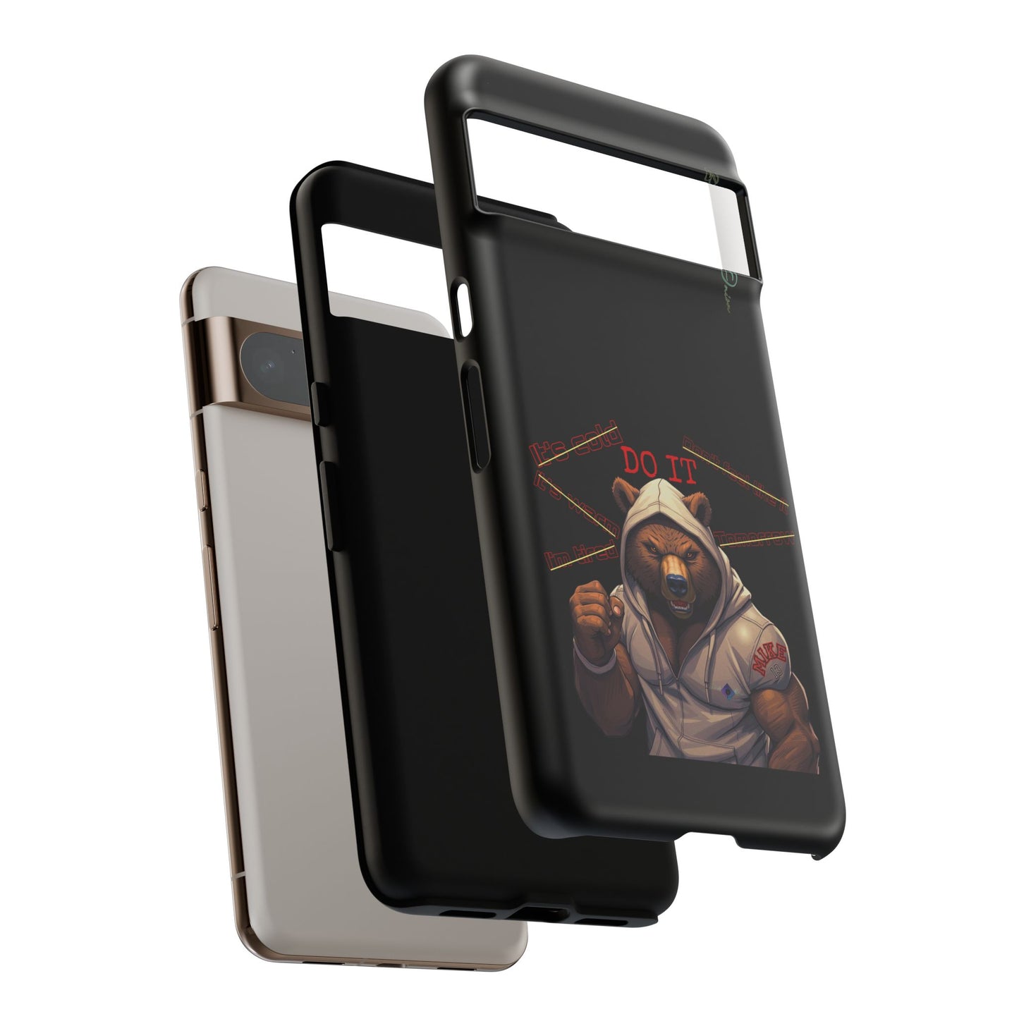 BlackOnion Brand New Phone Case - with Motivational Workout Motif’Do it ‘💪🔥🫵