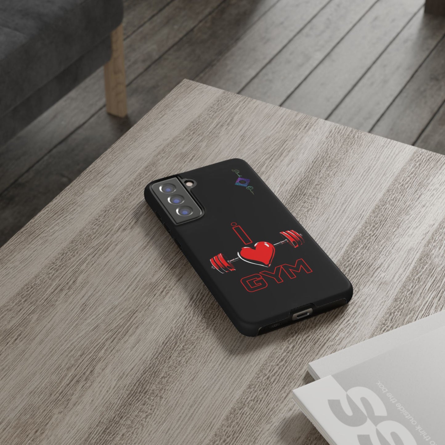 BlackOnion Brand New Phone Case - with Motivational Workout Motif’I Love Gym ‘💪🔥🫵