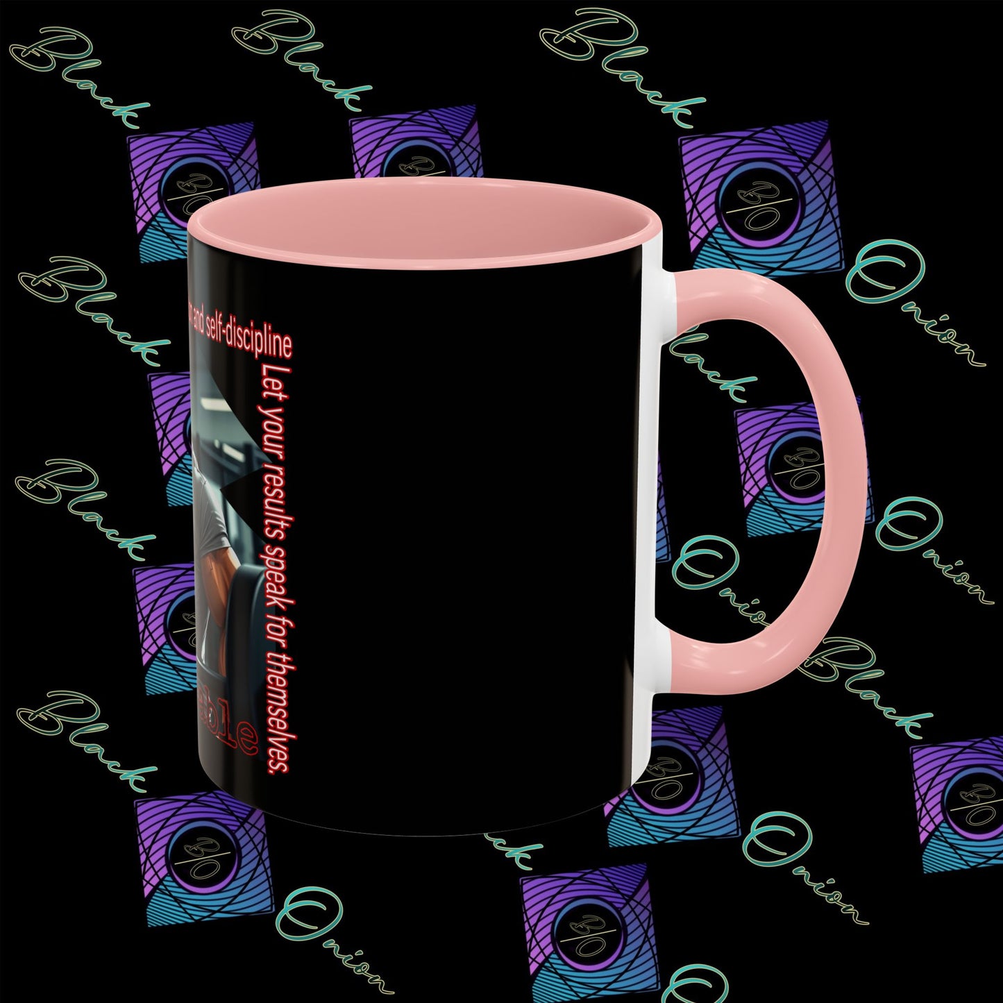 BlackOnion Coffee Mug Serial 2 with Workout Motif ‘Unstoppable’🫵🔥💪