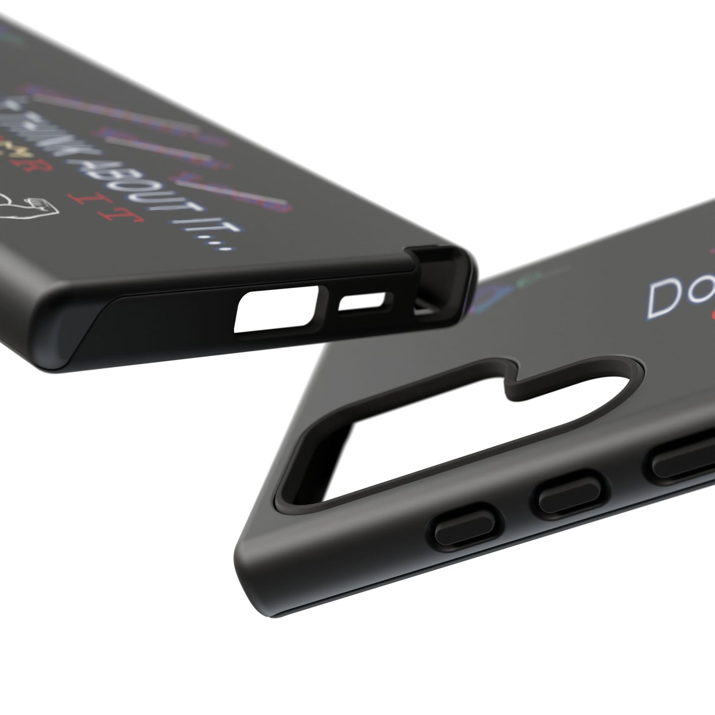 BlackOnion Brand New Phone Case - with Motivational Workout Motif’Don’t think ‘💪🔥🫵