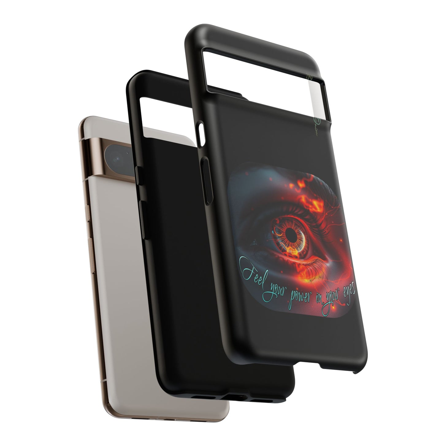 BlackOnion Brand New Phone Case - with Motivational Workout Motif ’Feel your power ‘💪🔥🫵