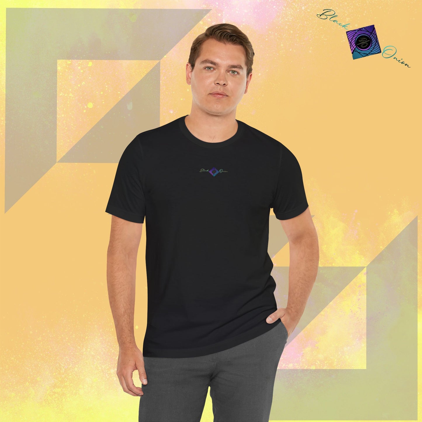 BlackOnion T-Shirt with Workout Motif “Let me be your Hero” 🫵🔥💪