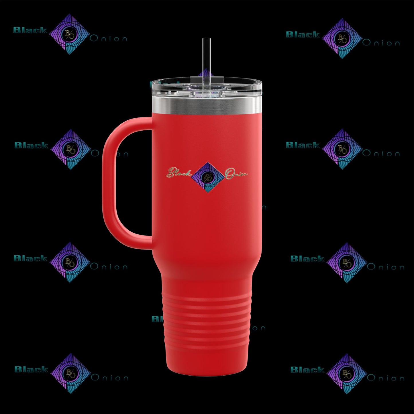 BlackOnion Travel Mug - 40oz with Straw
