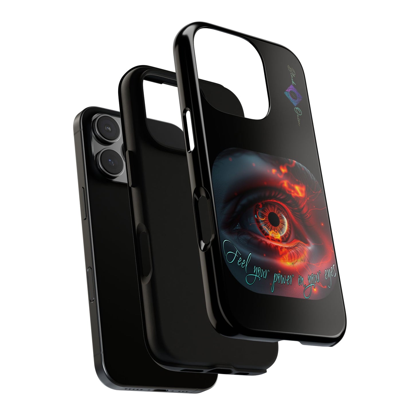 BlackOnion Brand New Phone Case - with Motivational Workout Motif ’Feel your power ‘💪🔥🫵