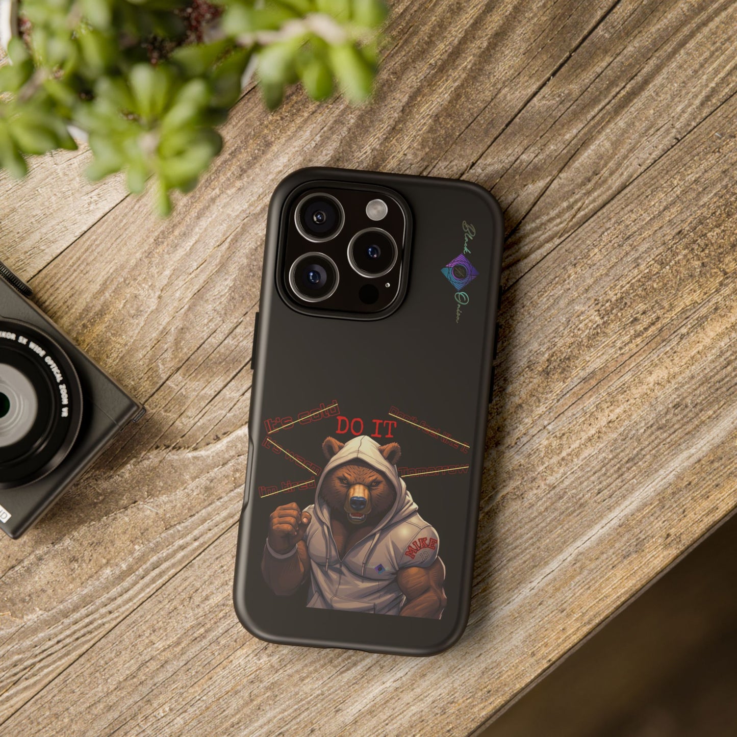 BlackOnion Brand New Phone Case - with Motivational Workout Motif’Do it ‘💪🔥🫵
