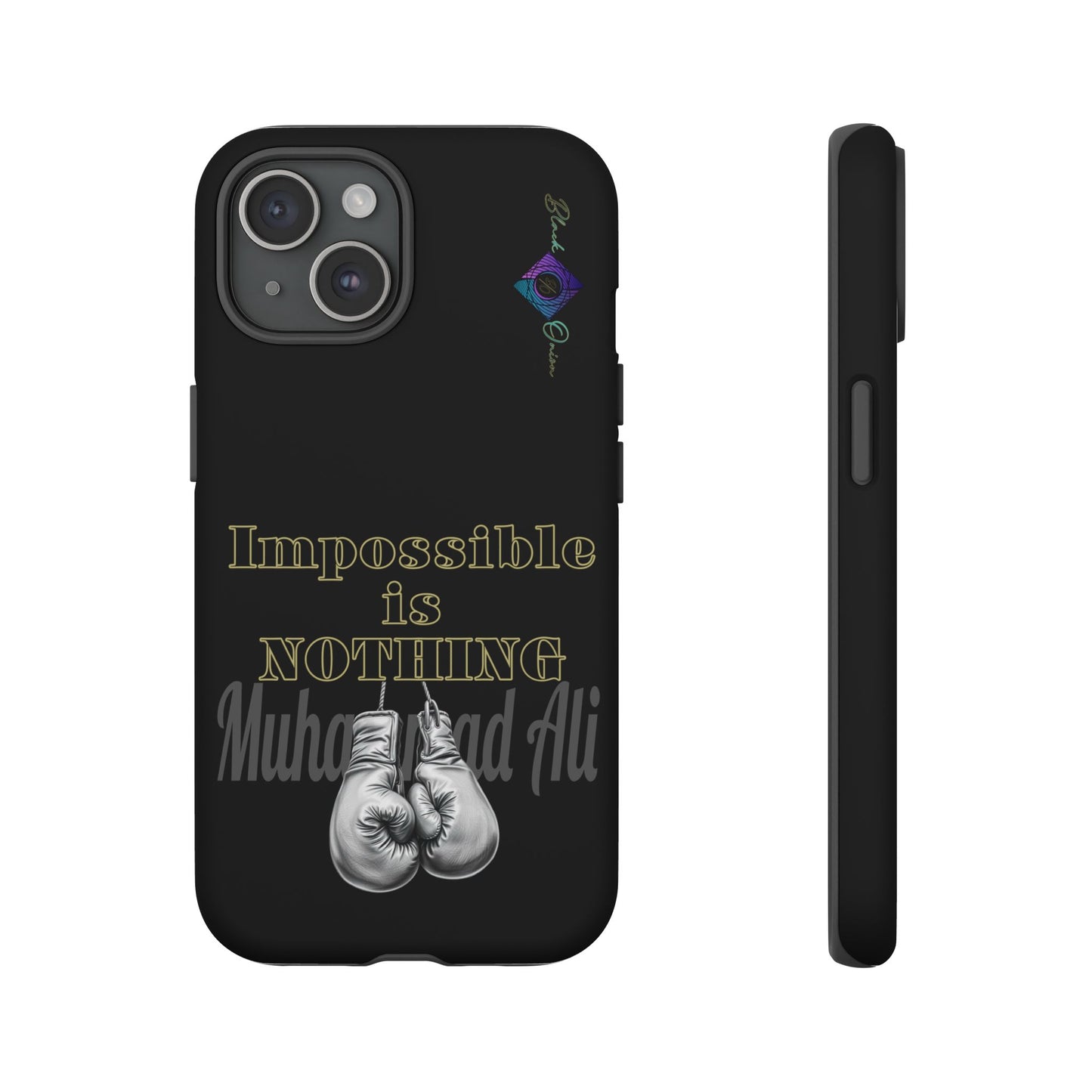 BlackOnion Brand New Phone Case - with Motivational Workout Motif ’Impossible ‘💪🔥🫵