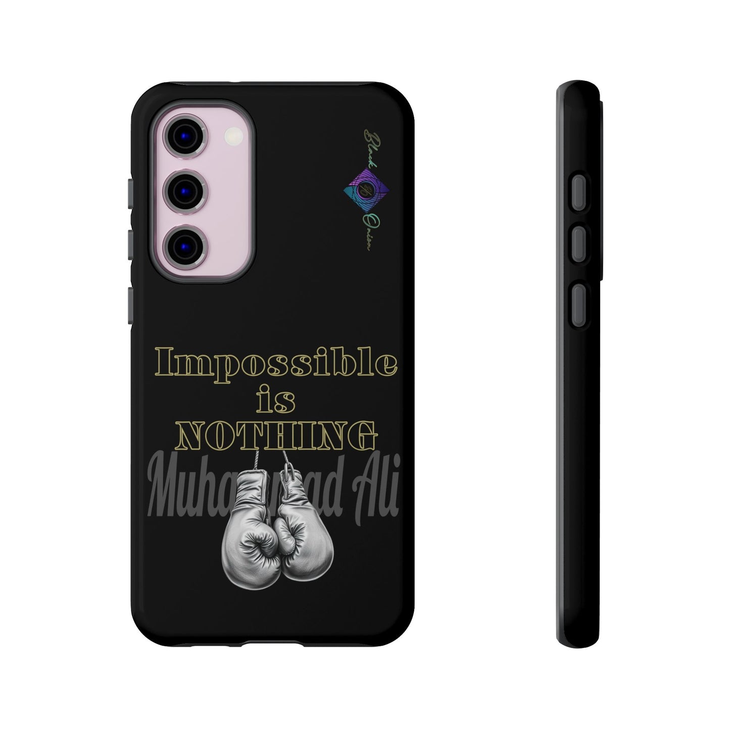 BlackOnion Brand New Phone Case - with Motivational Workout Motif ’Impossible ‘💪🔥🫵