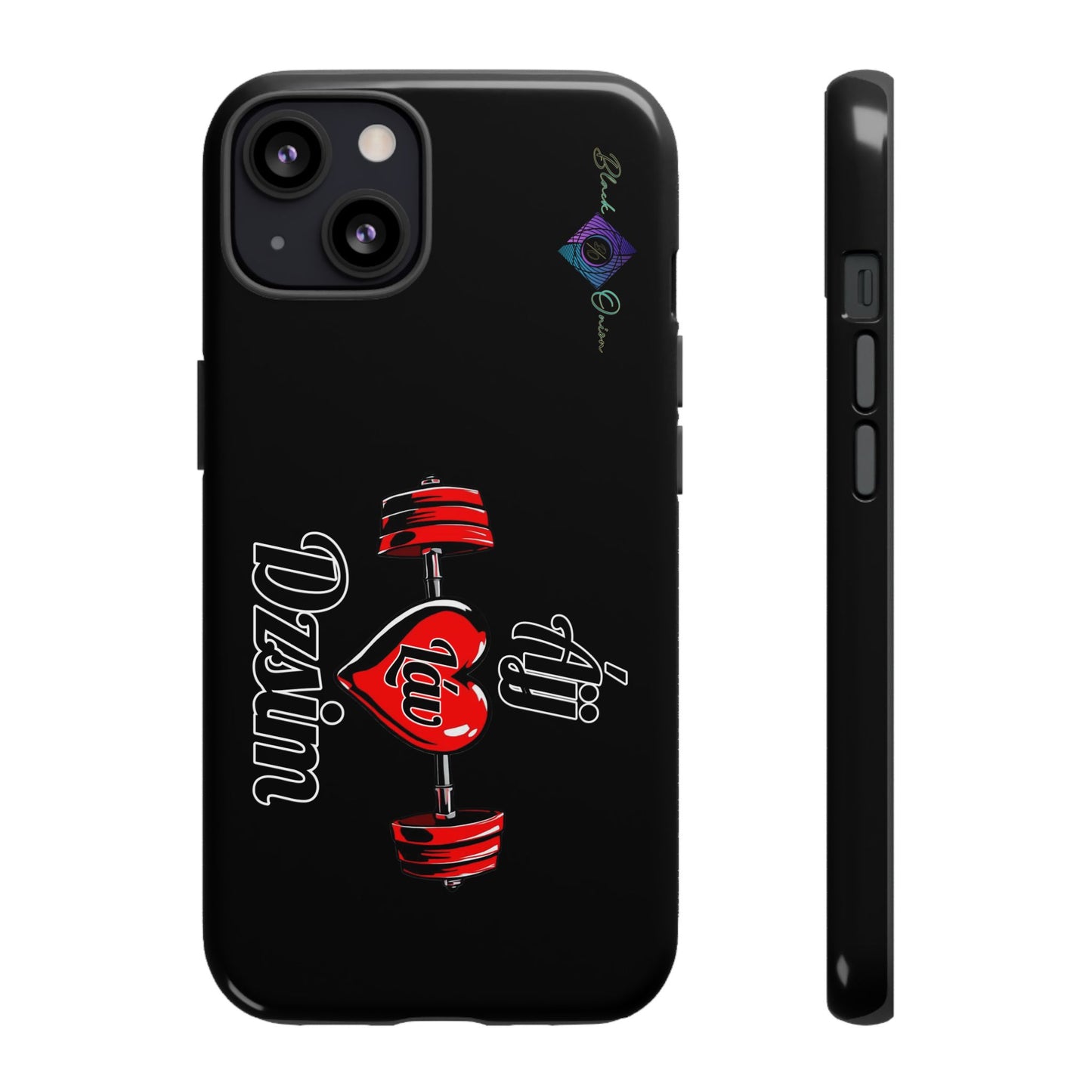 BlackOnion Brand New Phone Case - with Motivational Workout Motif’Ájj Láv Dzsim ‘💪🔥🫵