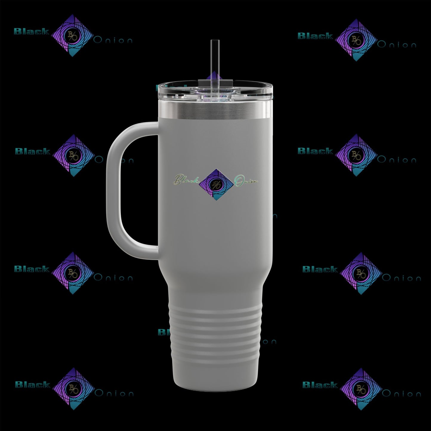 BlackOnion Travel Mug - 40oz with Straw