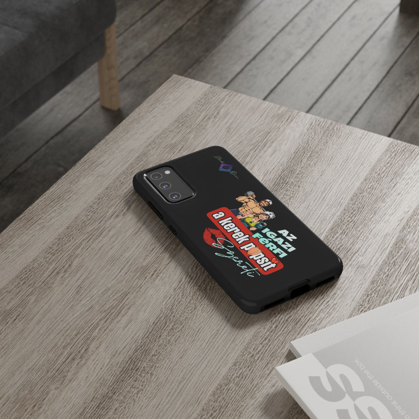 BlackOnion Brand New Phone Case - with Motivational Workout Motif ‘Az igazi férfi ‘💪🔥🫵