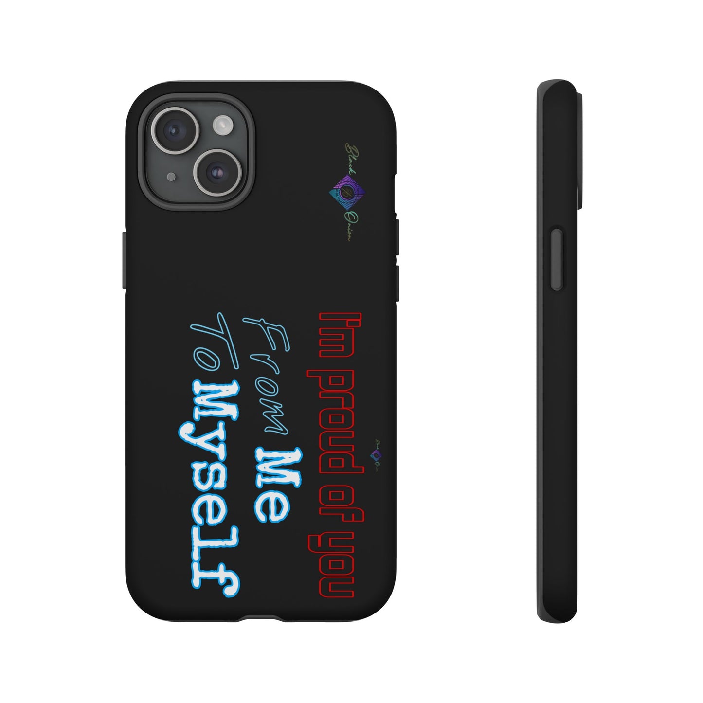 BlackOnion Brand New Phone Case - with Motivational Workout Motif’I’m proud of you ‘💪🔥🫵