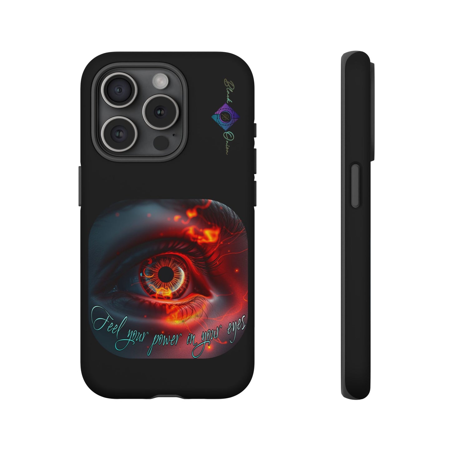 BlackOnion Brand New Phone Case - with Motivational Workout Motif ’Feel your power ‘💪🔥🫵