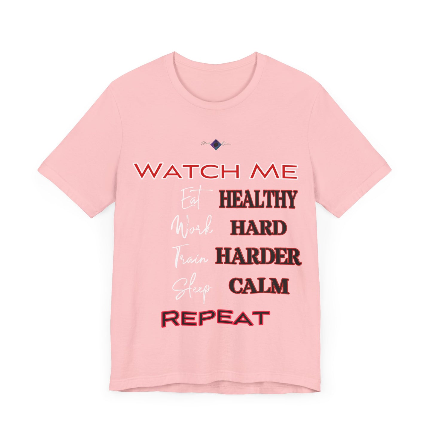 BlackOnion "Watch Me" T-Shirt with Workout Motif V3 ๐ช๐ฅ