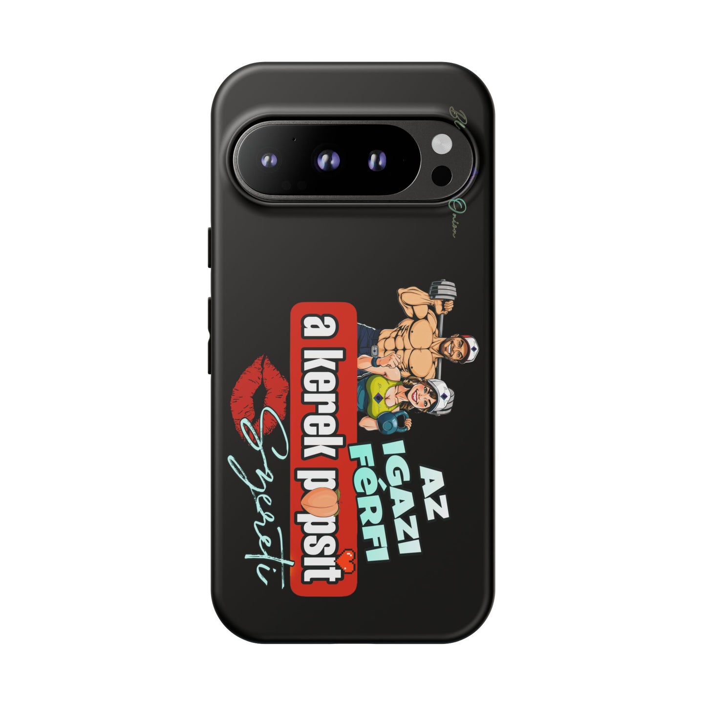 BlackOnion Brand New Phone Case - with Motivational Workout Motif ‘Az igazi férfi ‘💪🔥🫵