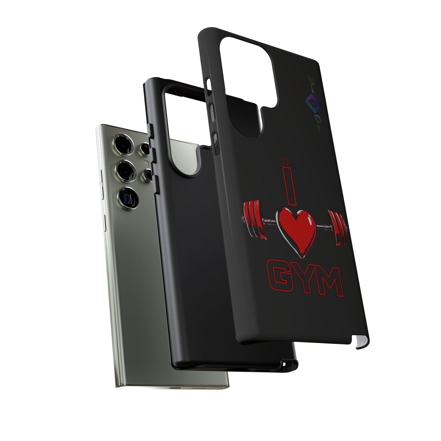 BlackOnion Brand New Phone Case - with Motivational Workout Motif’I Love Gym ‘💪🔥🫵