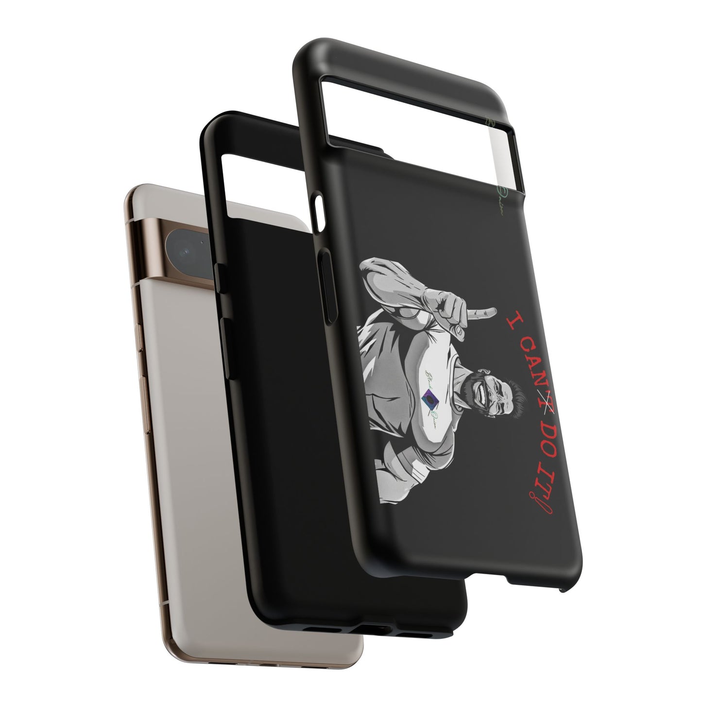 BlackOnion Brand New Phone Case - with Motivational Workout Motif’I Can Do It ‘💪🔥🫵
