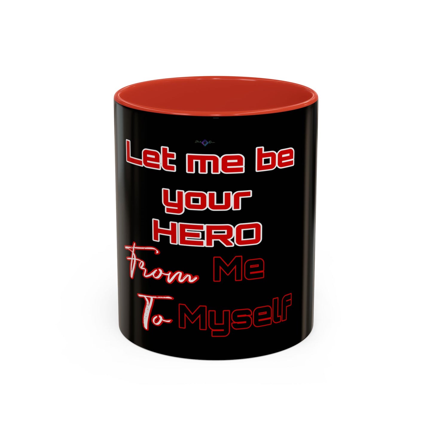 BlackOnion Coffee Mug - 11oz with Workout Motif ‘Let me be your Hero’🔥💪🫵