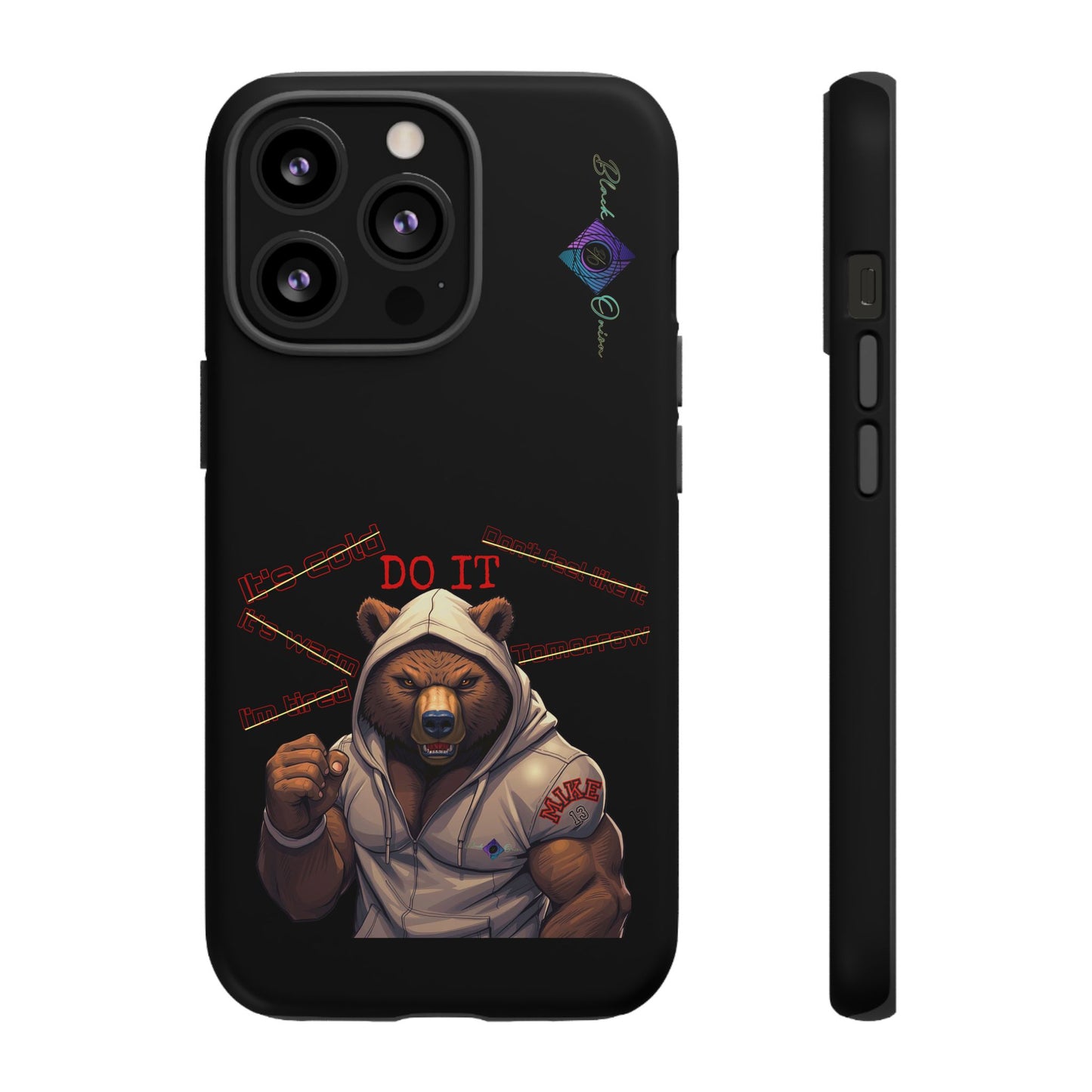 BlackOnion Brand New Phone Case - with Motivational Workout Motif’Do it ‘💪🔥🫵