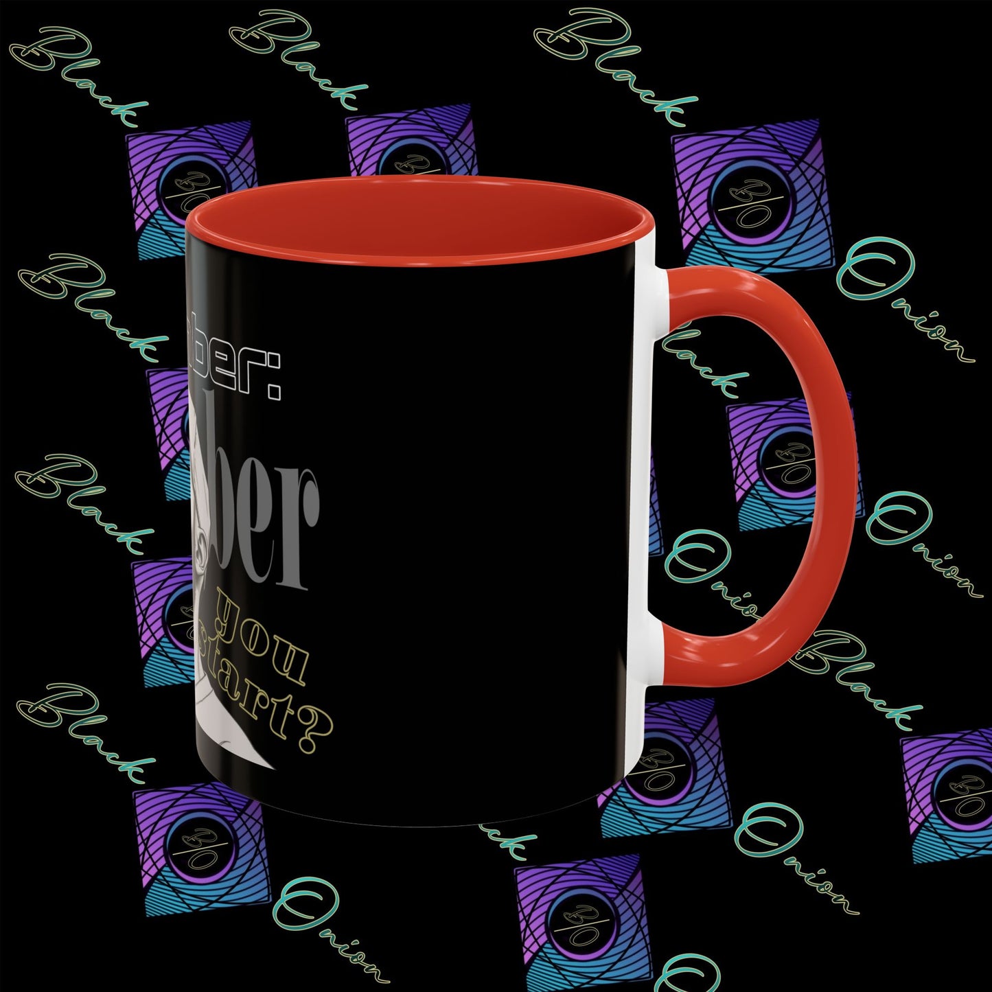 BlackOnion Coffee Mug - 11oz with Workout Motif ‘Remember ’🔥💪🫵