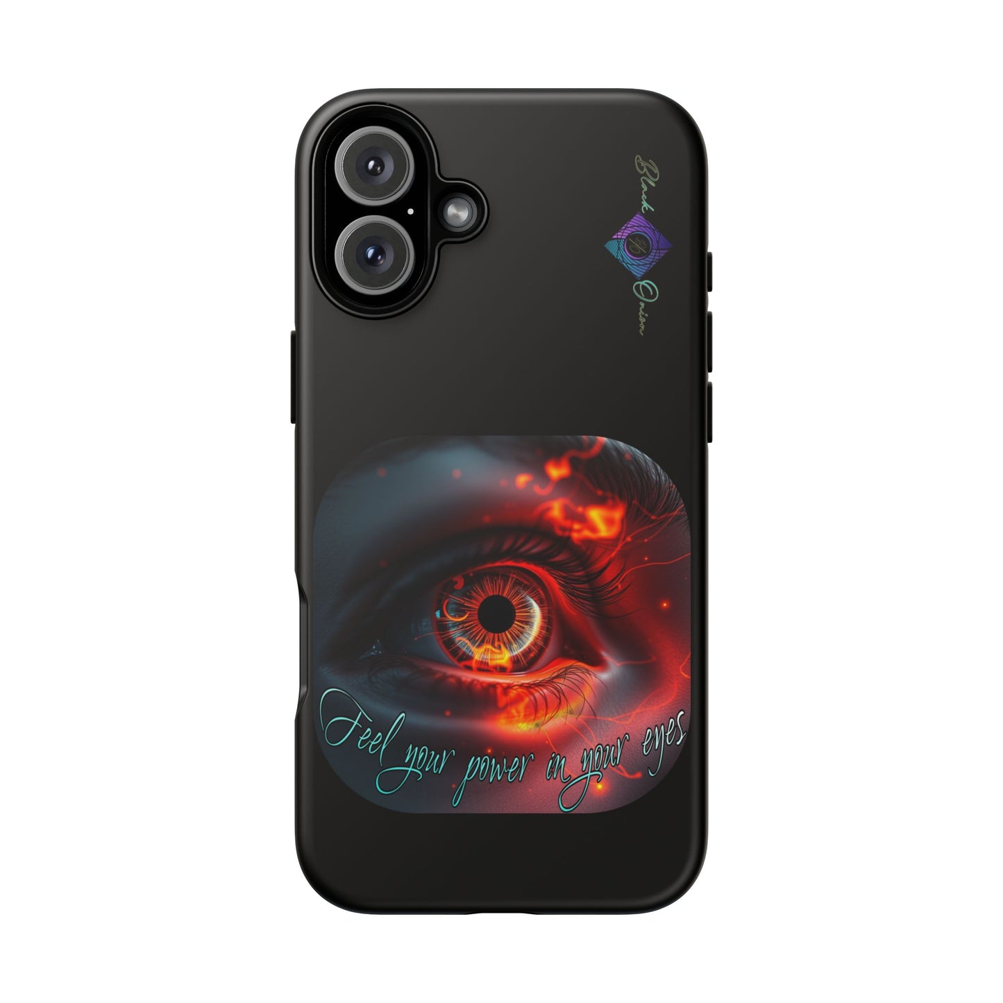 BlackOnion Brand New Phone Case - with Motivational Workout Motif ’Feel your power ‘💪🔥🫵