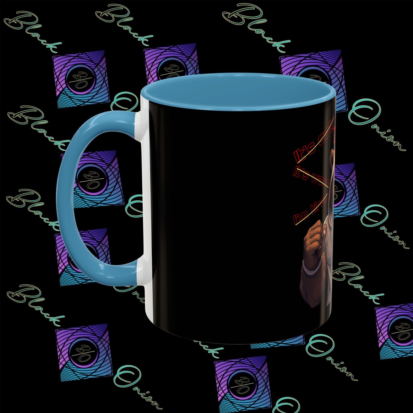 BlackOnion Coffee Mug - 11oz with Workout Motif ‘Mike 13’🔥💪🫵