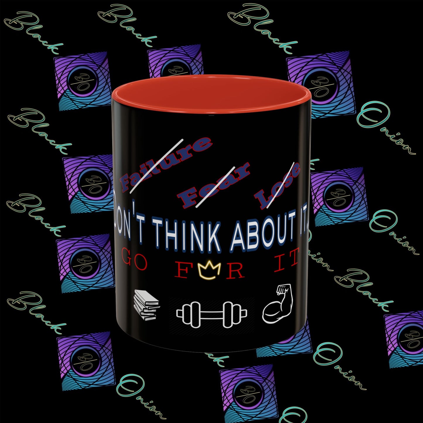 BlackOnion Coffee Mug - 11oz with ‘Don’t think about it’🔥💪🫵