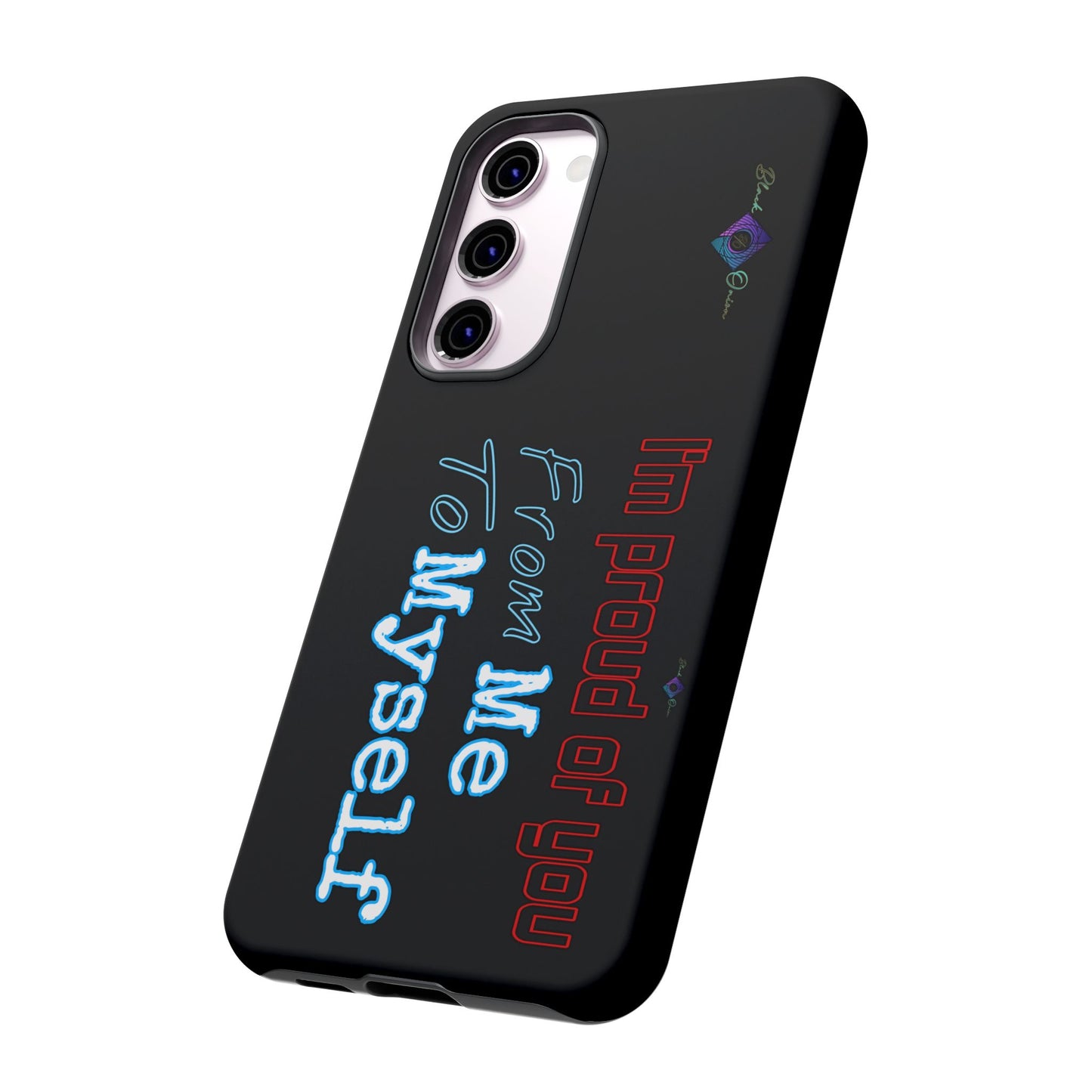BlackOnion Brand New Phone Case - with Motivational Workout Motif’I’m proud of you ‘💪🔥🫵
