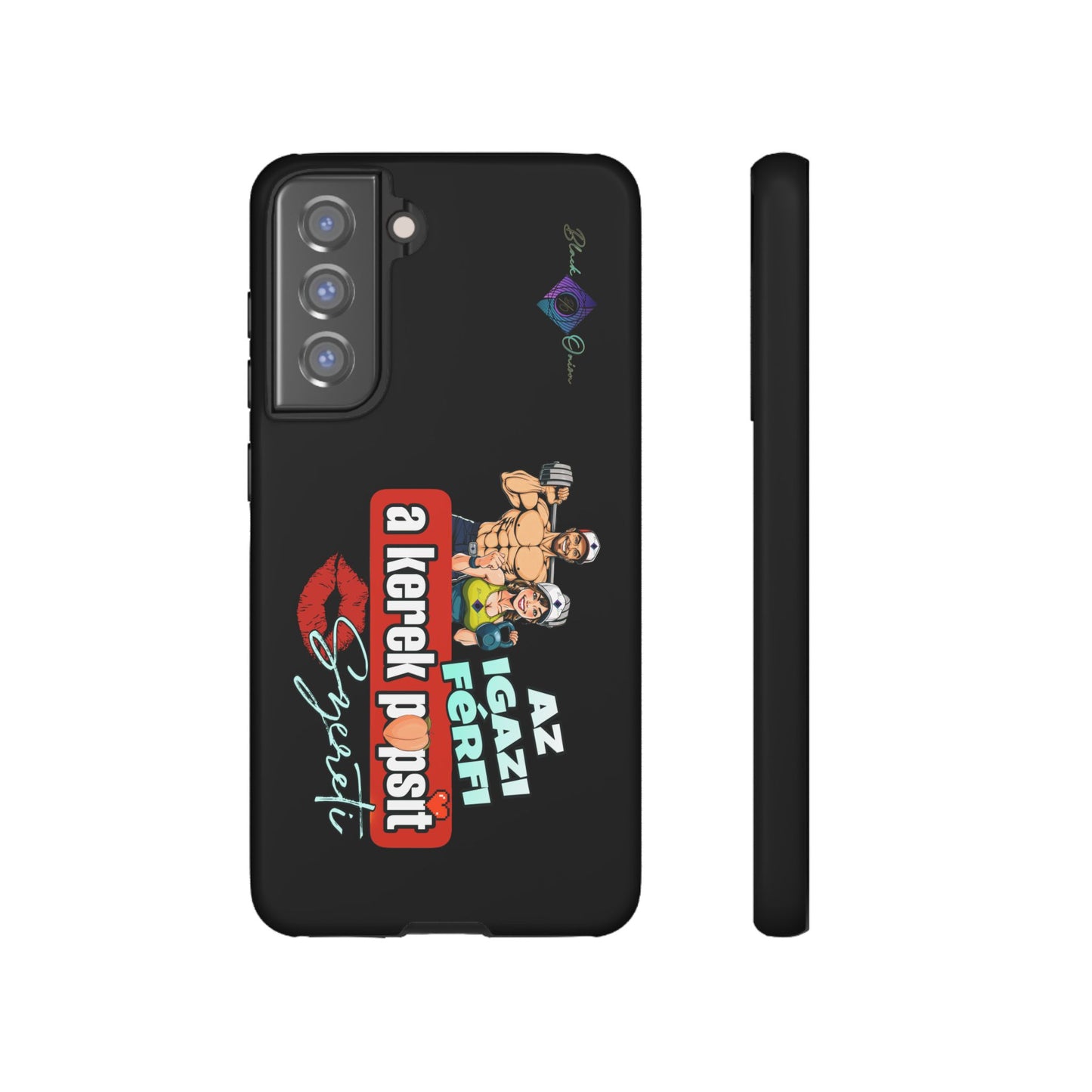 BlackOnion Brand New Phone Case - with Motivational Workout Motif ‘Az igazi férfi ‘💪🔥🫵