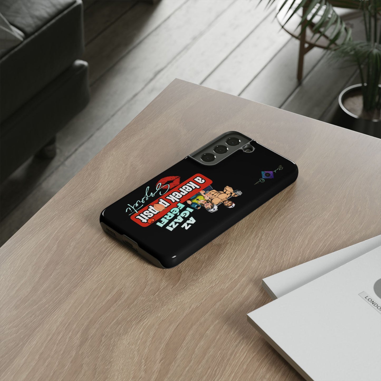 BlackOnion Brand New Phone Case - with Motivational Workout Motif ‘Az igazi férfi ‘💪🔥🫵