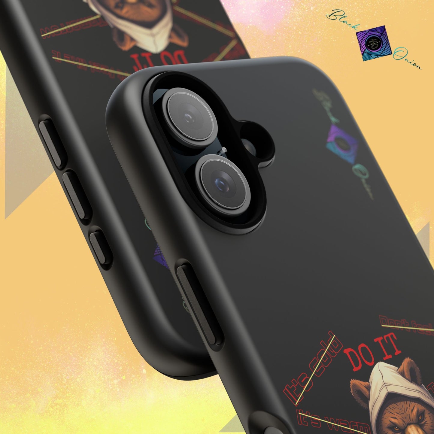 BlackOnion Brand New Phone Case - with Motivational Workout Motif’Do it ‘💪🔥🫵