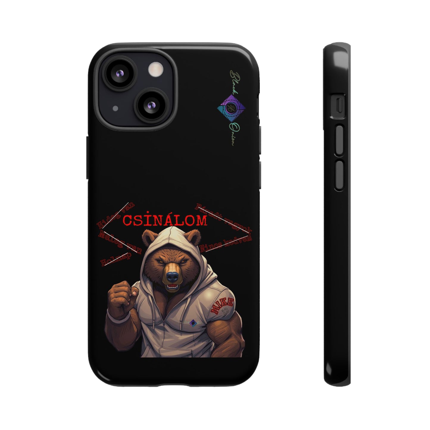 BlackOnion Brand New Phone Case - with Motivational Workout Motif ‘Csinálom ‘💪🔥🫵