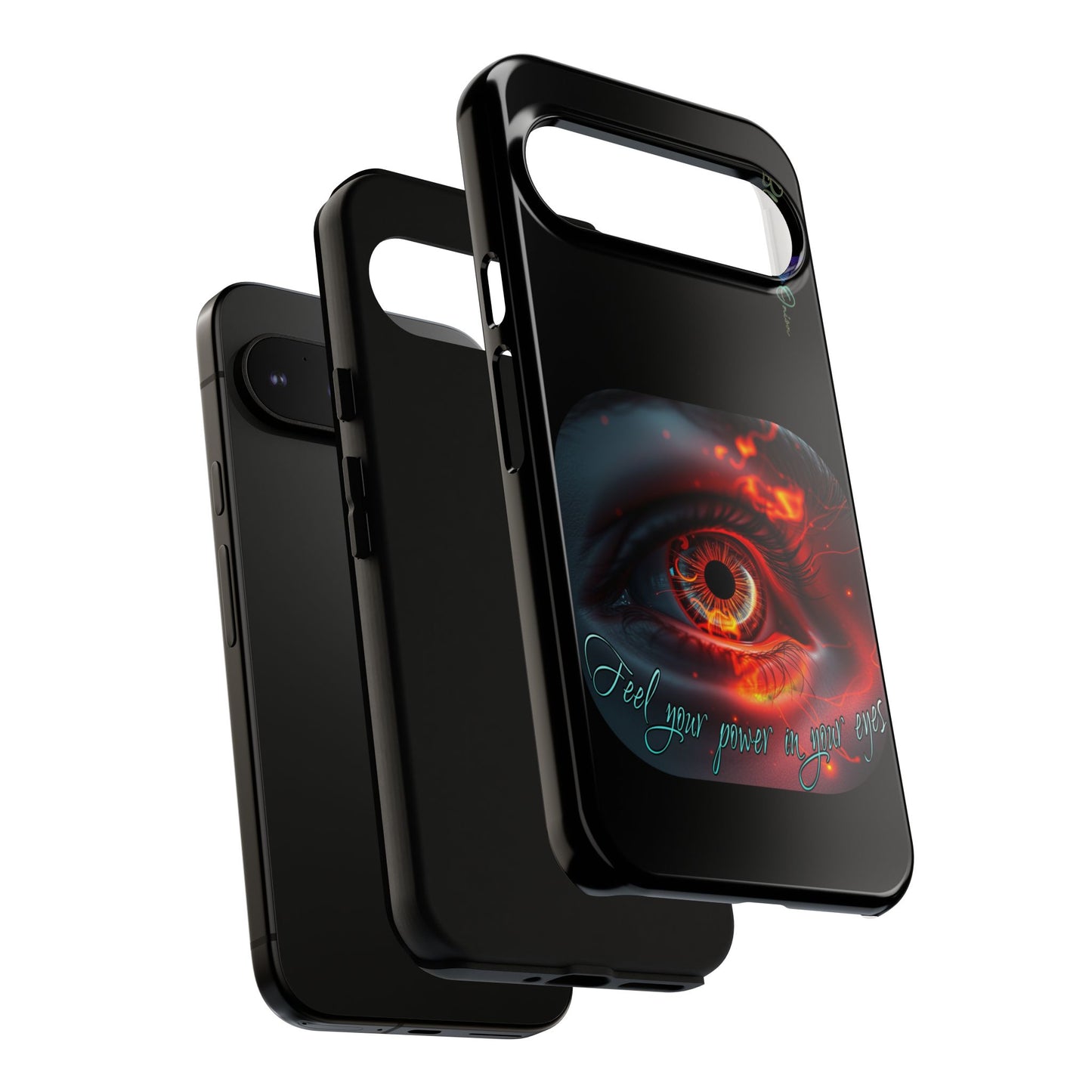 BlackOnion Brand New Phone Case - with Motivational Workout Motif ’Feel your power ‘💪🔥🫵