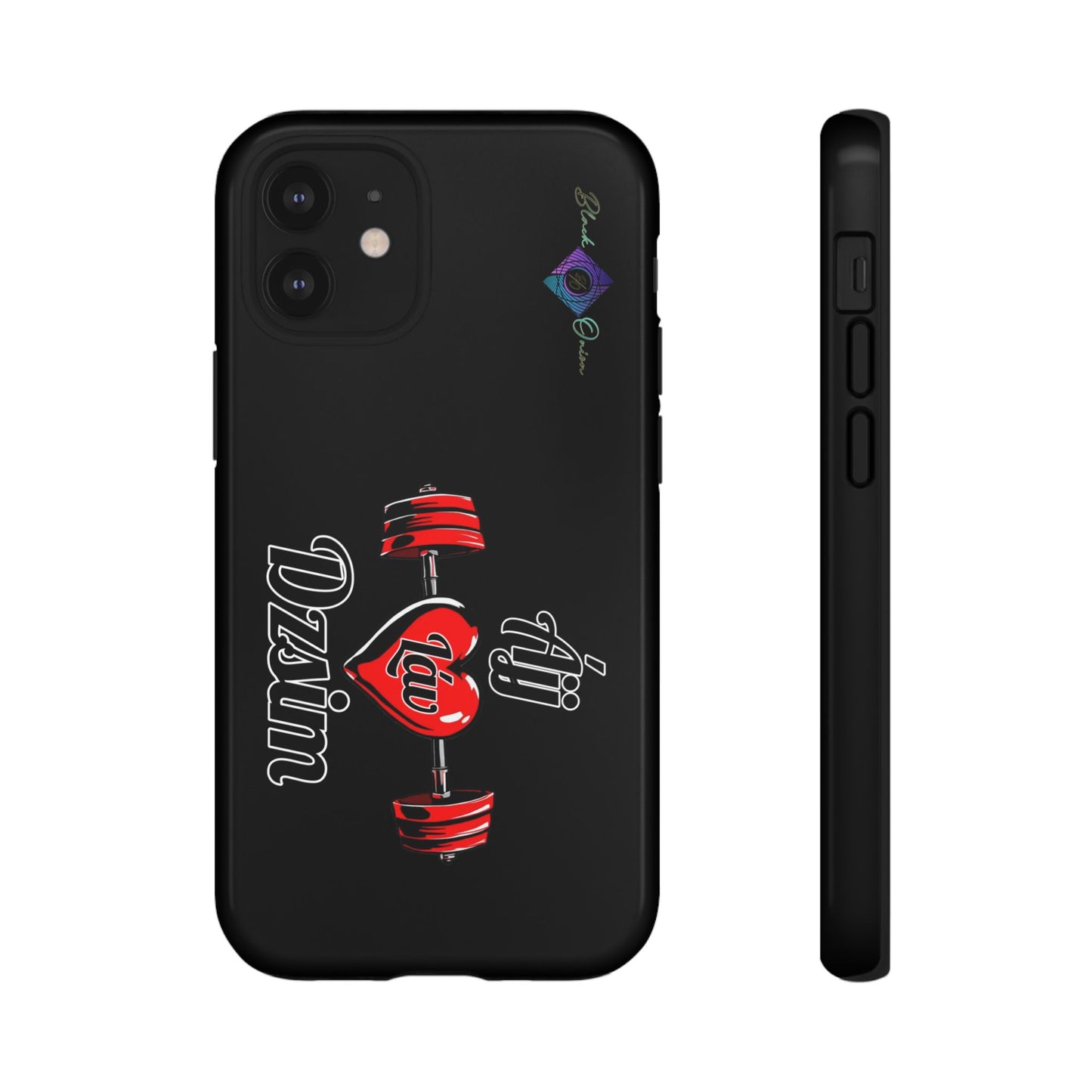 BlackOnion Brand New Phone Case - with Motivational Workout Motif’Ájj Láv Dzsim ‘💪🔥🫵