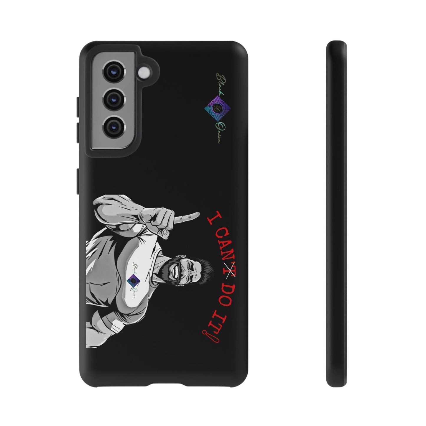 BlackOnion Brand New Phone Case - with Motivational Workout Motif’I Can Do It ‘💪🔥🫵