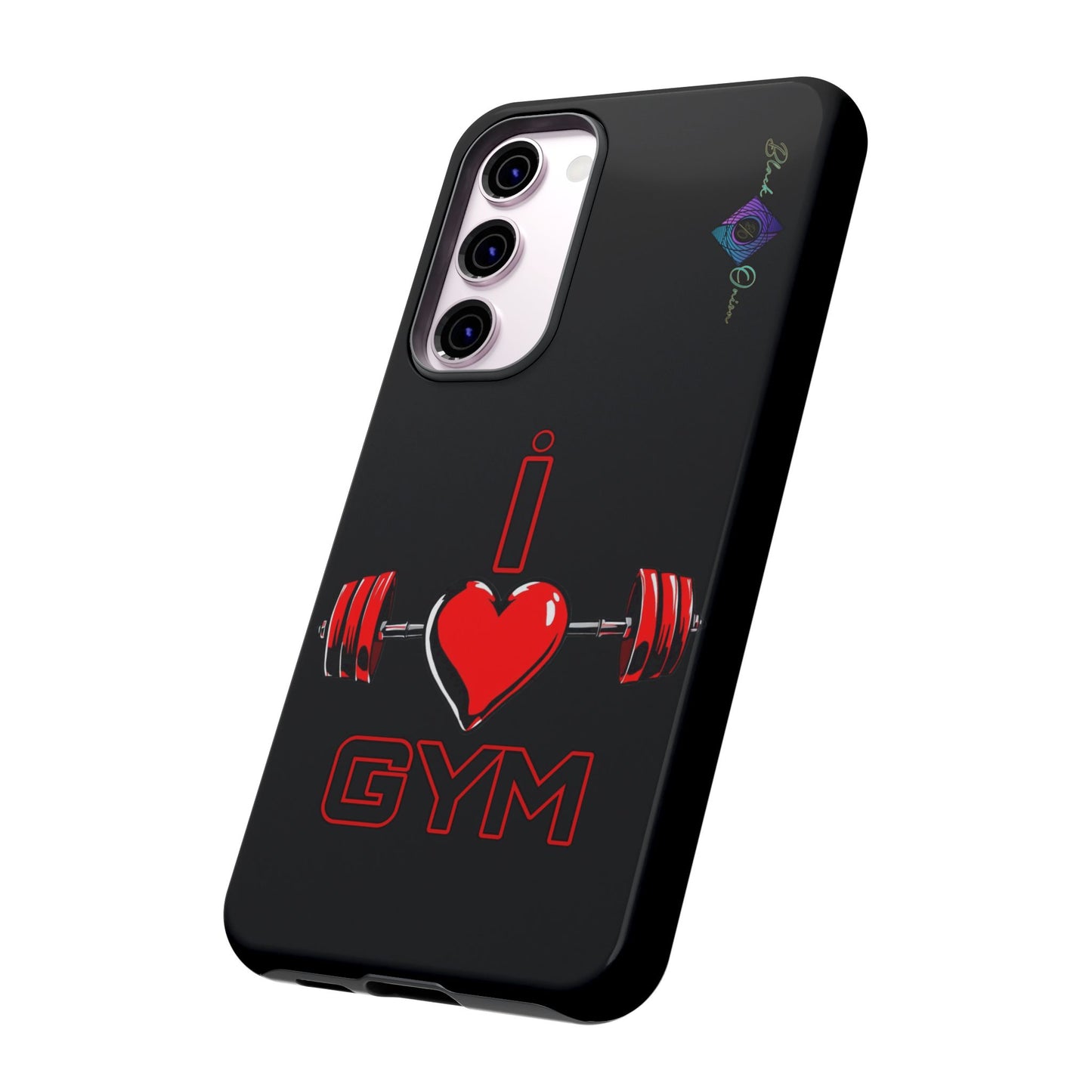 BlackOnion Brand New Phone Case - with Motivational Workout Motif’I Love Gym ‘💪🔥🫵