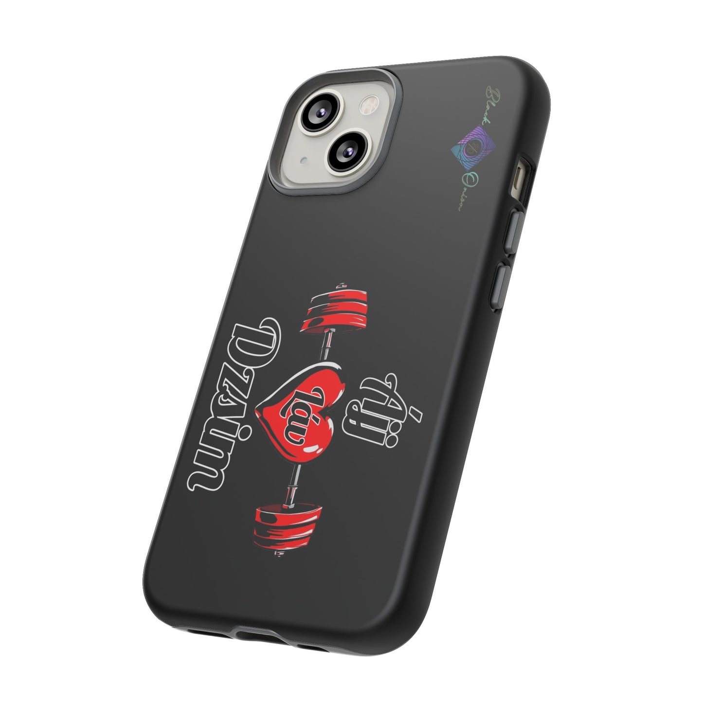 BlackOnion Brand New Phone Case - with Motivational Workout Motif’Ájj Láv Dzsim ‘💪🔥🫵