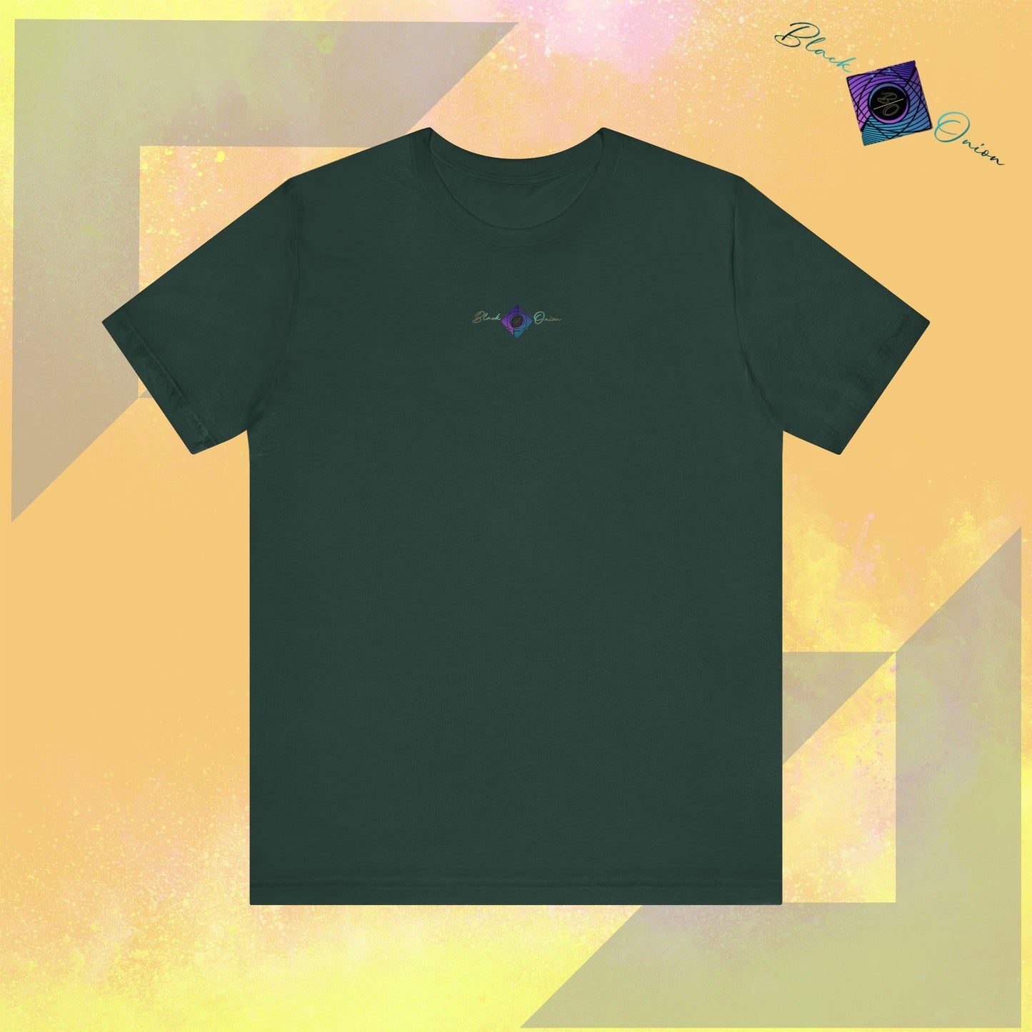BlackOnion T-Shirt with Workout Motif “Don't Think About It, Go For It!” V3 💪🔥🫵