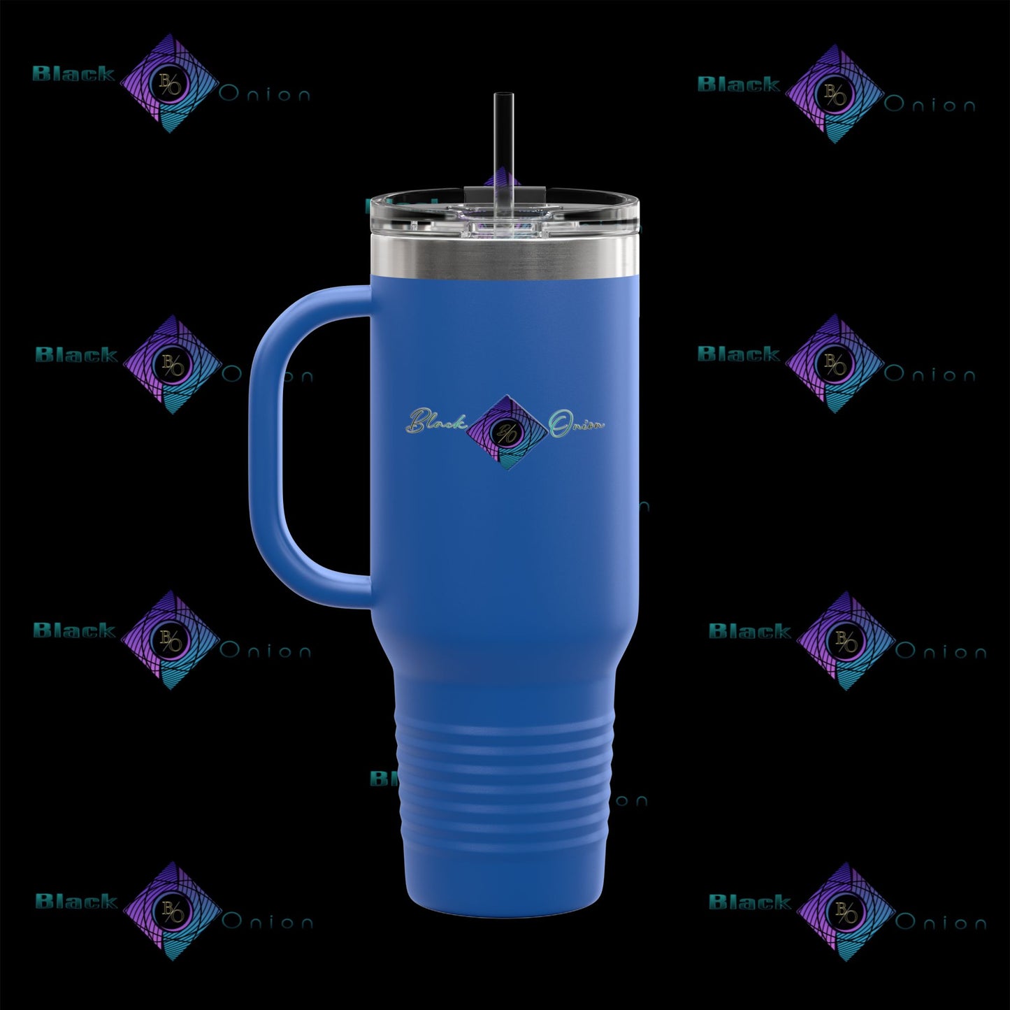 BlackOnion Travel Mug - 40oz with Straw