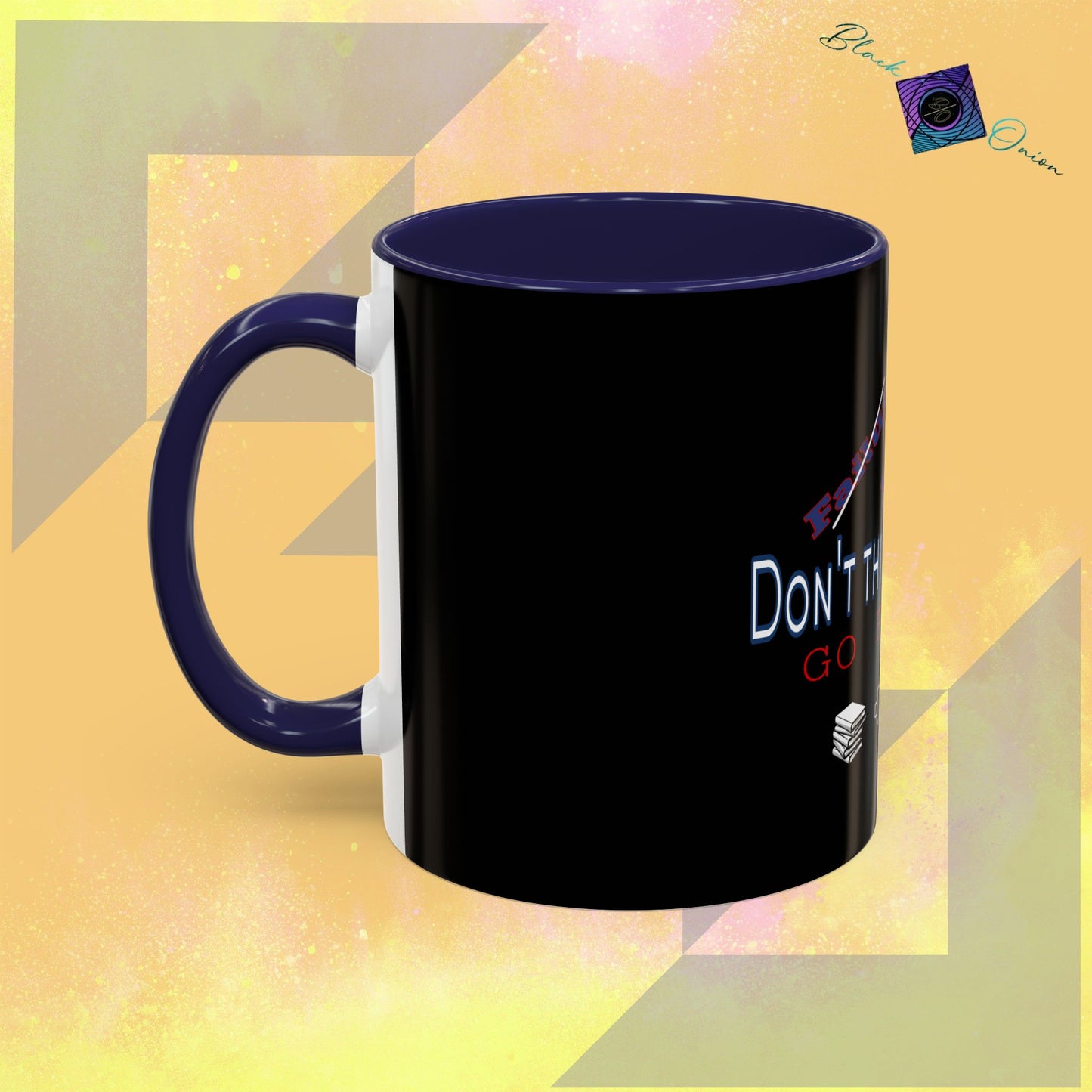 BlackOnion Coffee Mug Serial 2 with Workout Motif ‘Don’t think ‘🫵🔥💪