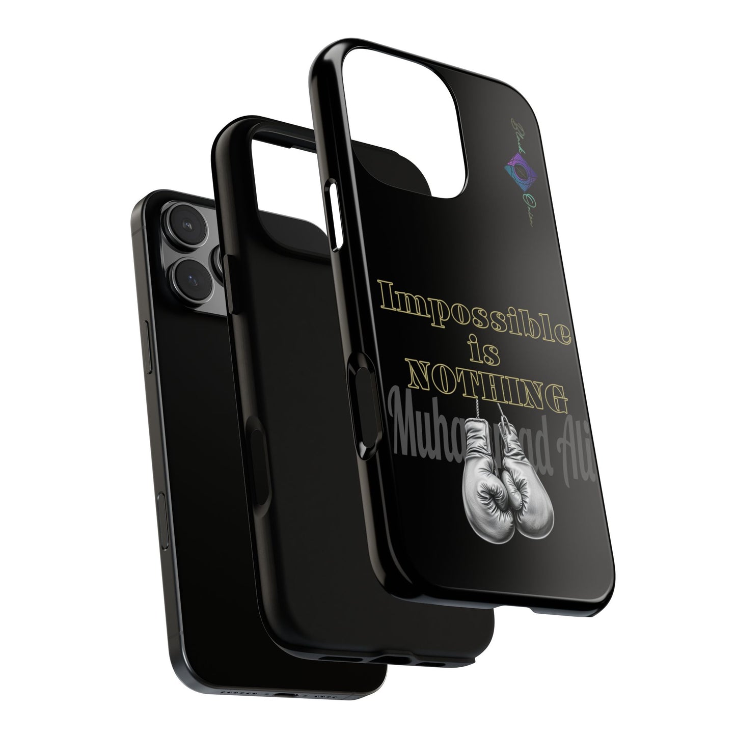 BlackOnion Brand New Phone Case - with Motivational Workout Motif ’Impossible ‘💪🔥🫵